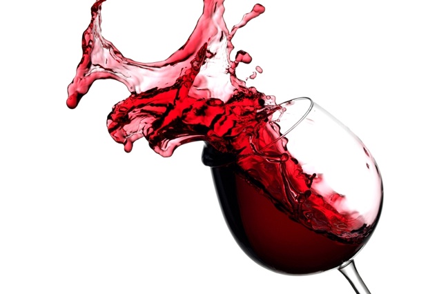 Φυσικό αδυνατιστικό τα σταφύλια και κόκκινο κρασί