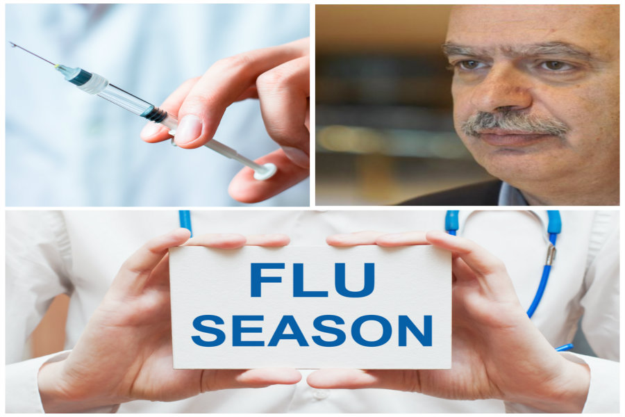 Μπασκόζος: Διπλό το καθήκον των υγειονομικών για τον περιορισμό της γρίπης
