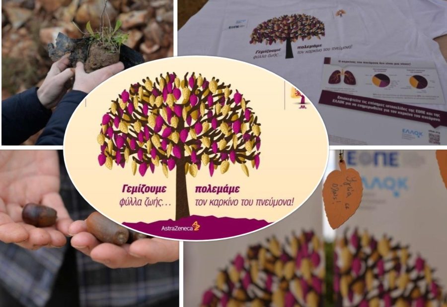AstraZeneca: 2.000 δέντρα στη Πεντέλη για την αντιμετώπιση του καρκίνου του Πνεύμονα