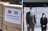 Προσφορά σε μάσκες από την Κίνα και μηνύματα αλληλεγγύης