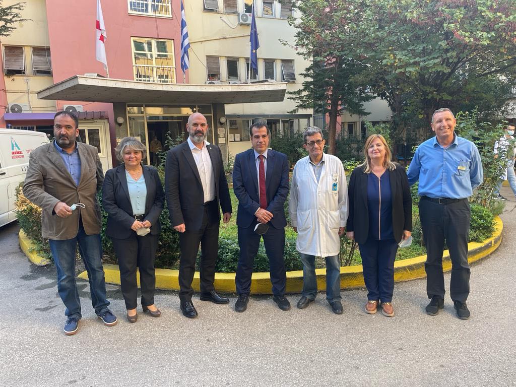 Ενίσχυση με προσωπικό και νέες υποδομές του Νοσοκομείου Παμμακάριστος- Επίσκεψη Πλεύρη