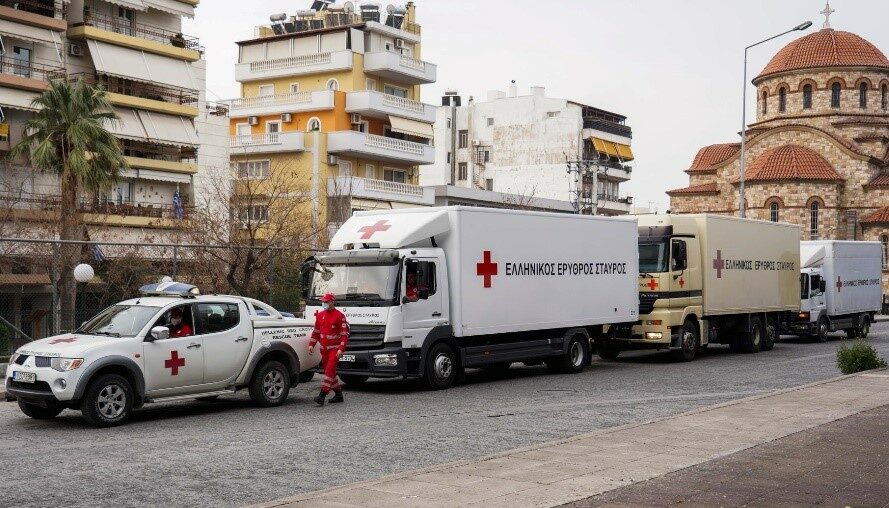 Ελληνικός Ερυθρός Σταυρός: 40 τόνους ανθρωπιστικής βοήθειας στην Τουρκία