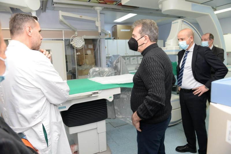 Χρυσοχοΐδης: Η πρώτη ΜΑΦ εγκεφαλικών επεισοδίων στο Νοσοκομείο «Παπαγεωργίου»